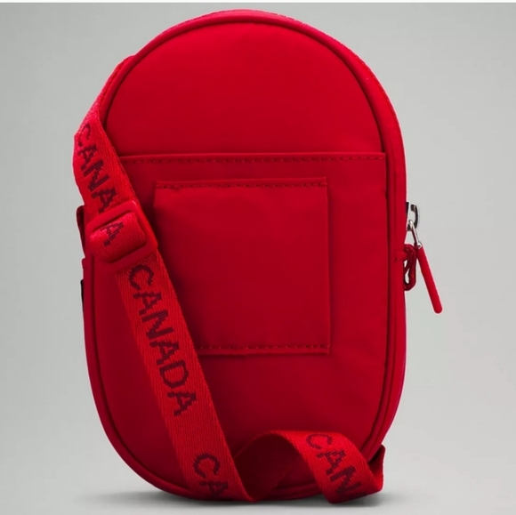 LULULEMON TEAM CANADA FUTURE LEGACY CROSSBODY BELT BAG FANNY PACK RED - Picture 11 of 11